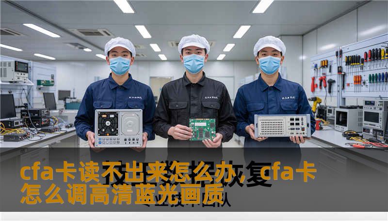 cfa卡读不出来怎么办，cfa卡怎么调高清蓝光画质