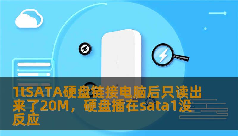 1tSATA硬盘链接电脑后只读出来了20M，硬盘插在sata1没反应