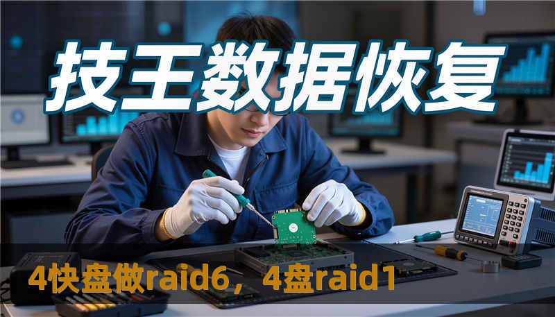 4快盘做raid6，4盘raid1