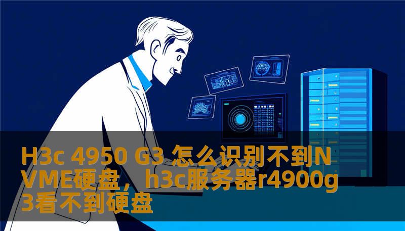 H3c 4950 G3 怎么识别不到NVME硬盘，h3c服务器r4900g3看不到硬盘