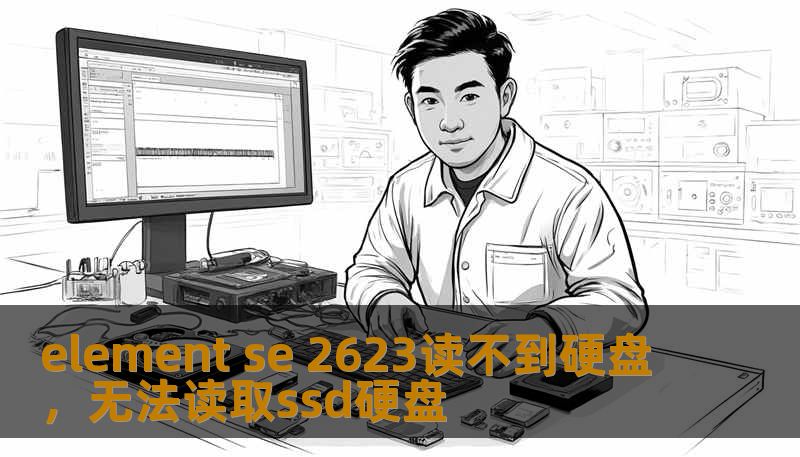 element se 2623读不到硬盘，无法读取ssd硬盘