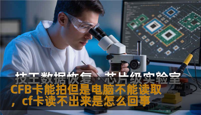CFB卡能拍但是电脑不能读取，cf卡读不出来是怎么回事