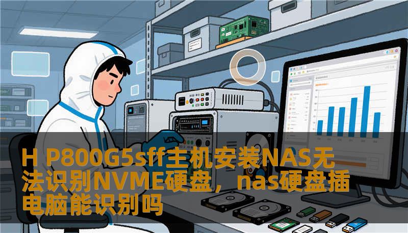H P800G5sff主机安装NAS无法识别NVME硬盘，nas硬盘插电脑能识别吗