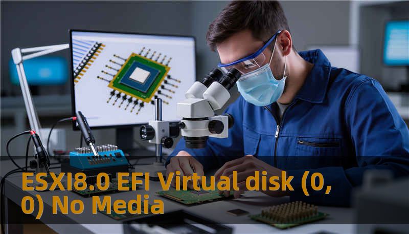 ESXI8.0 EFI Virtual disk (0,0) No Media