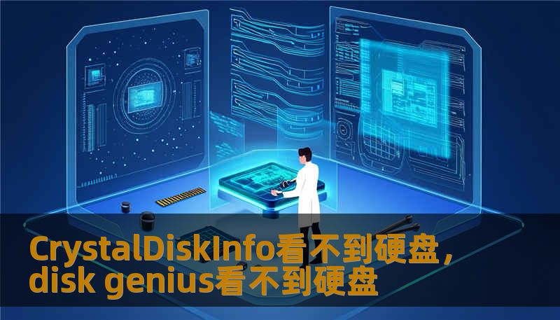 CrystalDiskInfo看不到硬盘，disk genius看不到硬盘
