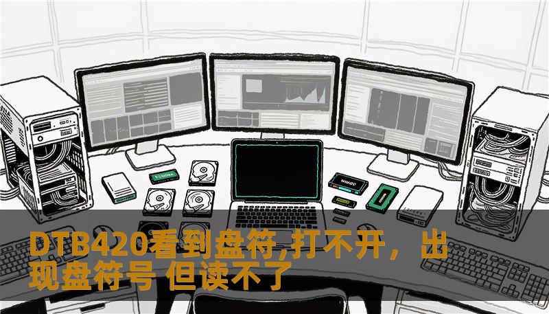 DTB420看到盘符,打不开，出现盘符号 但读不了