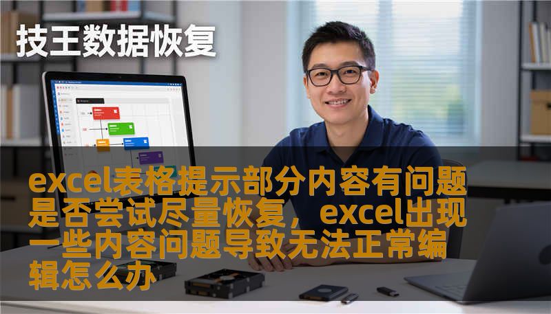excel表格提示部分内容有问题是否尝试尽量恢复，excel出现一些内容问题导致无法正常编辑怎么办
