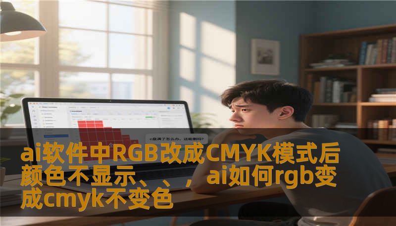 ai软件中RGB改成CMYK模式后颜色不显示、、，ai如何rgb变成cmyk不变色