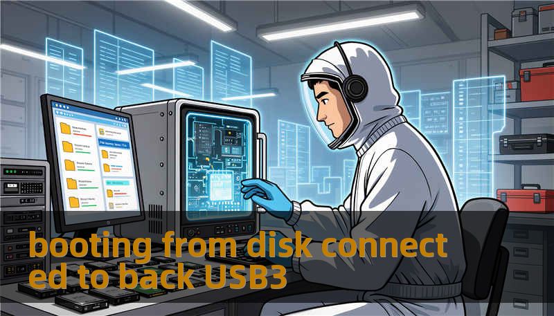 booting from disk connected to back USB3