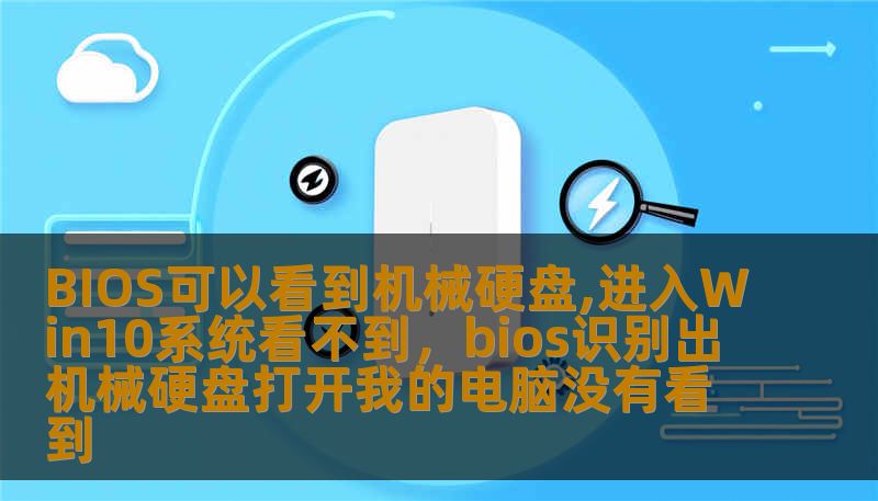 BIOS可以看到机械硬盘,进入Win10系统看不到，bios识别出机械硬盘打开我的电脑没有看到