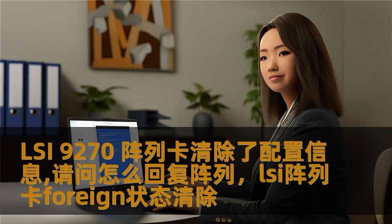 LSI 9270 阵列卡清除了配置信息,请问怎么回复阵列，lsi阵列卡foreign状态清除                    TDK（标题）：一次突如其来的LSI 9270 阵列卡清除了配置信息,请问怎么回复阵列，我的数据如何被救回    TDK（描述）：当LSI 9270 阵列卡清除了配置信息,请问怎么回复阵列？技王数据恢复提供专业数据恢复方案：硬盘修复、SSD掉盘、服务器恢复、RAID修