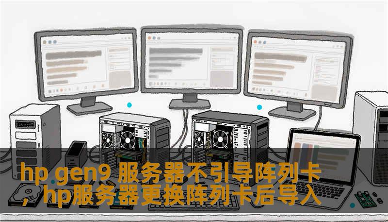 hp gen9 服务器不引导阵列卡，hp服务器更换阵列卡后导入