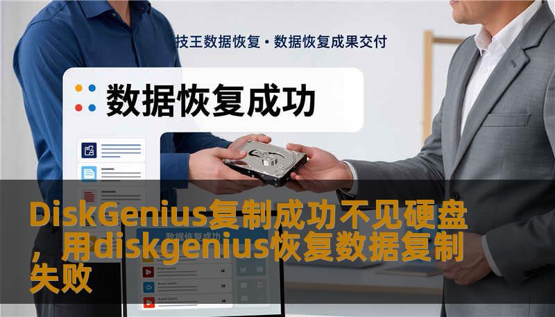 DiskGenius复制成功不见硬盘，用diskgenius恢复数据复制失败