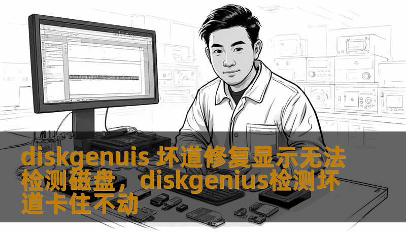 diskgenuis 坏道修复显示无法检测磁盘，diskgenius检测坏道卡住不动
