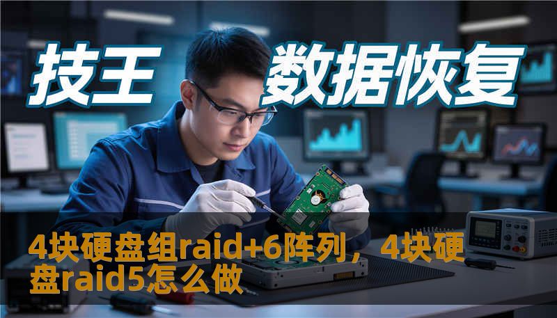 4块硬盘组raid+6阵列，4块硬盘raid5怎么做