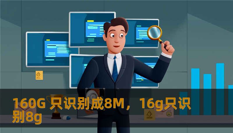 160G 只识别成8M，16g只识别8g
