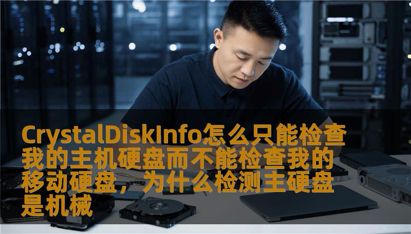 CrystalDiskInfo怎么只能检查我的主机硬盘而不能检查我的移动硬盘，为什么检测主硬盘是机械