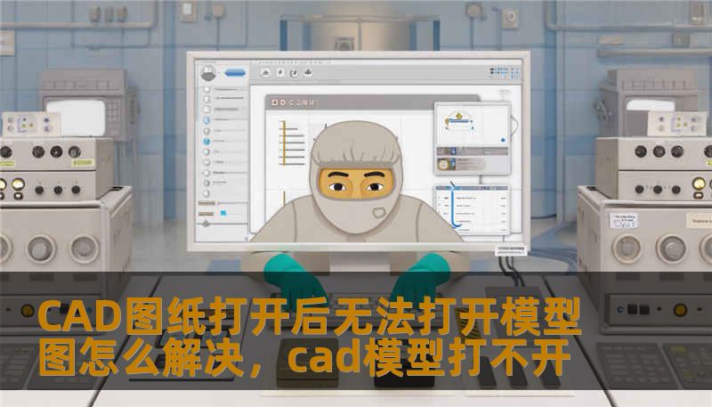 CAD图纸打开后无法打开模型图怎么解决，cad模型打不开