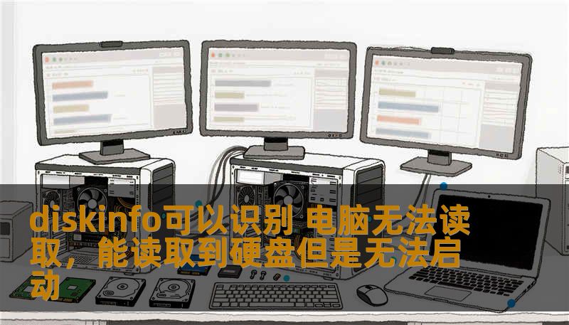 diskinfo可以识别 电脑无法读取，能读取到硬盘但是无法启动