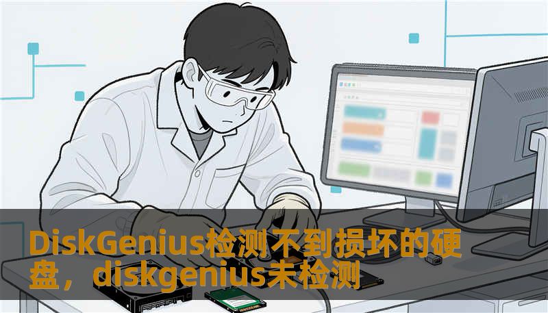 DiskGenius检测不到损坏的硬盘，diskgenius未检测