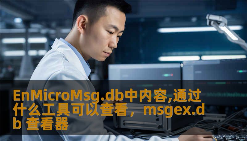 EnMicroMsg.db中内容,通过什么工具可以查看，msgex.db 查看器