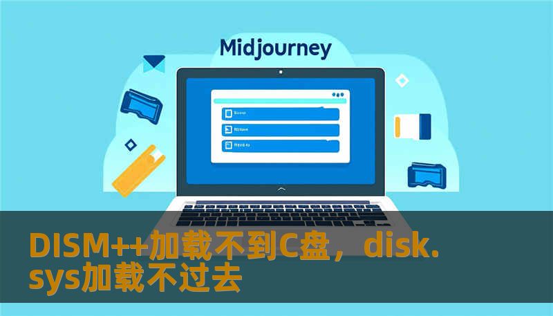 DISM++加载不到C盘，disk. sys加载不过去