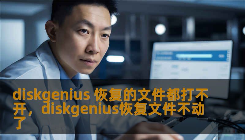 diskgenius 恢复的文件都打不开，diskgenius恢复文件不动了