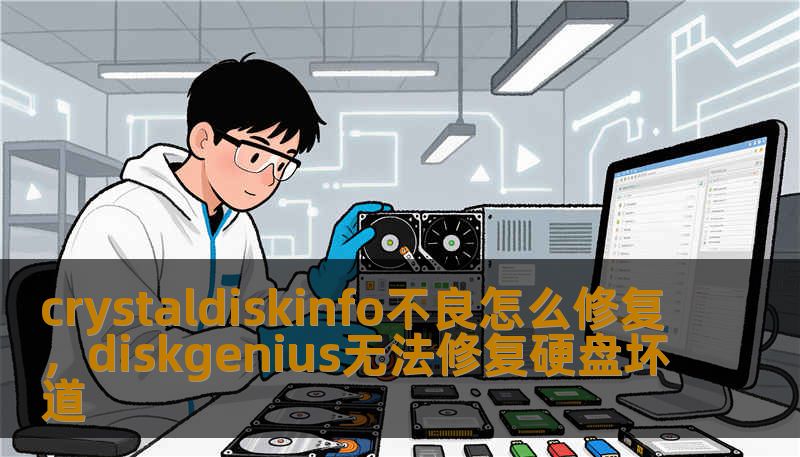 crystaldiskinfo不良怎么修复，diskgenius无法修复硬盘坏道