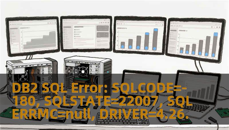 DB2 SQL Error: SQLCODE=-180, SQLSTATE=22007, SQLERRMC=null, DRIVER=4.26.