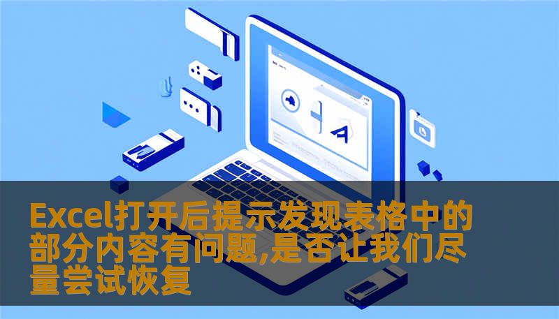 Excel打开后提示发现表格中的部分内容有问题,是否让我们尽量尝试恢复 Excel打开后提示发现表格中的部分内容有问题,是否让我们尽量尝试恢复