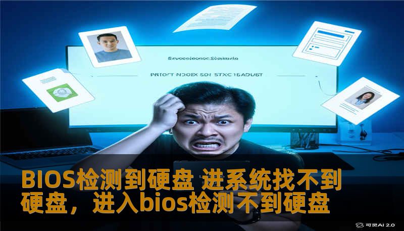 BIOS检测到硬盘 进系统找不到硬盘，进入bios检测不到硬盘