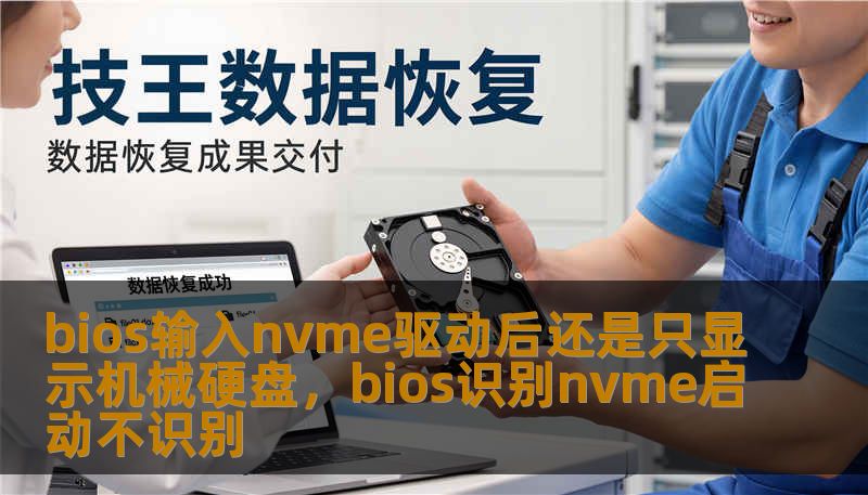 bios输入nvme驱动后还是只显示机械硬盘，bios识别nvme启动不识别