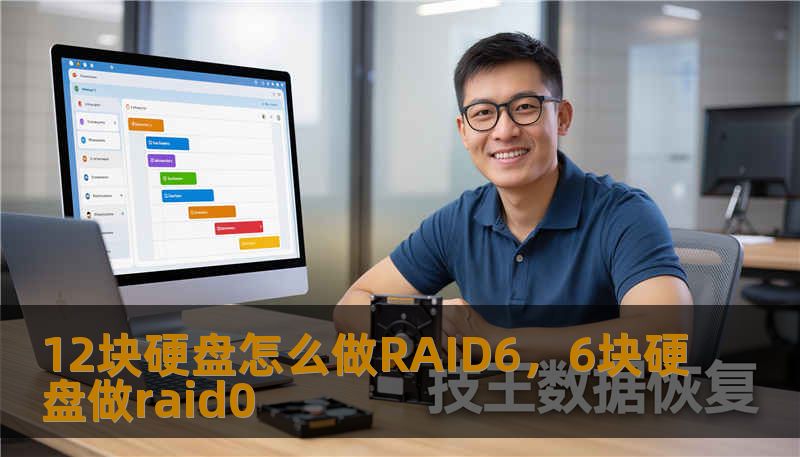 12块硬盘怎么做RAID6，6块硬盘做raid0