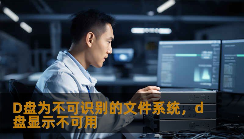 D盘为不可识别的文件系统,d盘显示不可用 D盘为不可识别的文件系统,d盘显示不可用