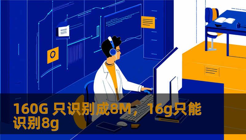160G 只识别成8M,16g只能识别8g 160G 只识别成8M,16g只能识别8g