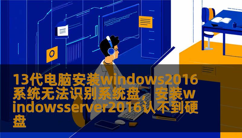 13代电脑安装windows2016系统无法识别系统盘,安装windowsserver2016认不到硬盘 13代电脑安装windows2016系统无法识别系统盘,安装windowsserver2016认不到硬盘