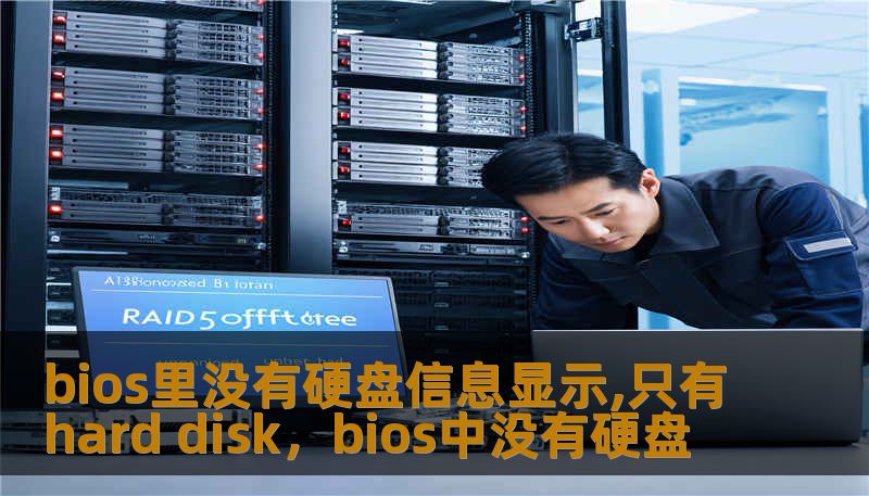 bios里没有硬盘信息显示,只有hard disk，bios中没有硬盘