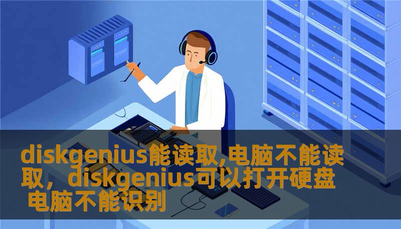 diskgenius能读取,电脑不能读取，diskgenius可以打开硬盘 电脑不能识别