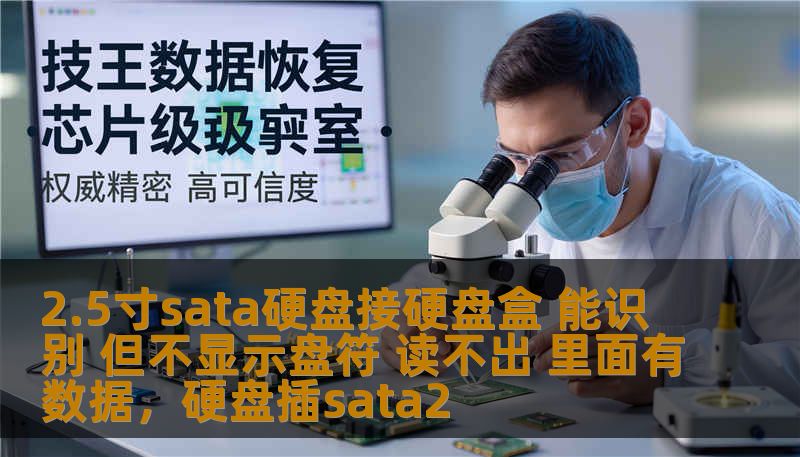 2.5寸sata硬盘接硬盘盒 能识别 但不显示盘符 读不出 里面有数据，硬盘插sata2