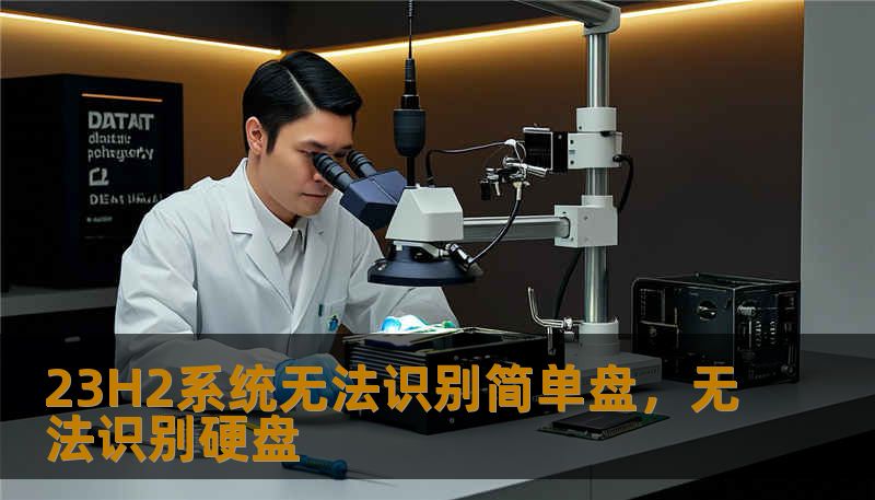 23H2系统无法识别简单盘，无法识别硬盘