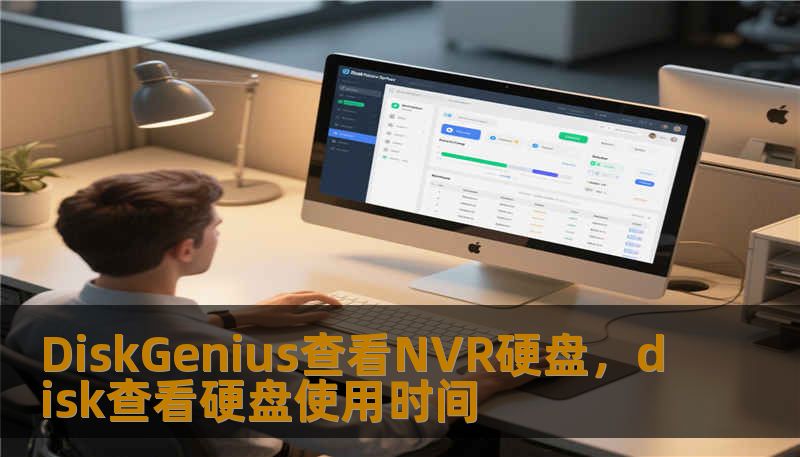 DiskGenius查看NVR硬盘，disk查看硬盘使用时间