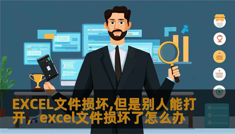 EXCEL文件损坏,但是别人能打开，excel文件损坏了怎么办