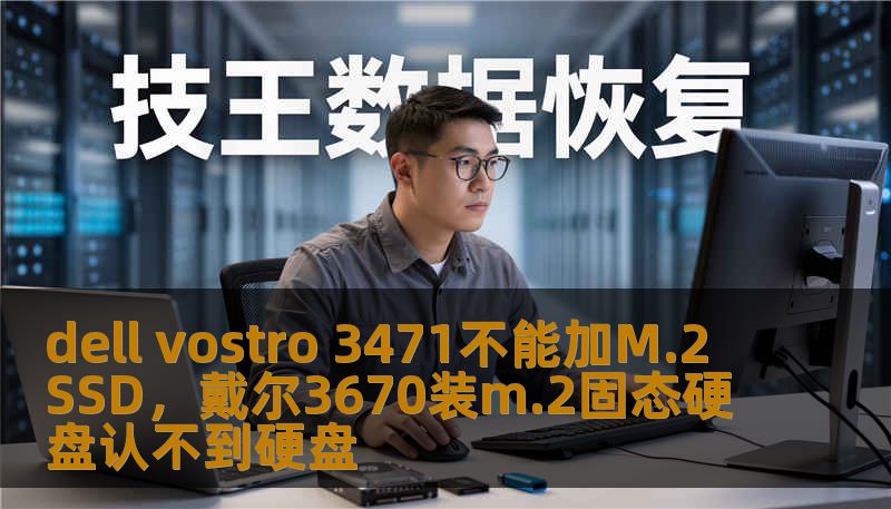 dell vostro 3471不能加M.2 SSD，戴尔3670装m.2固态硬盘认不到硬盘