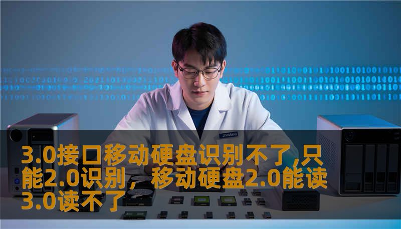 3.0接口移动硬盘识别不了,只能2.0识别，移动硬盘2.0能读3.0读不了