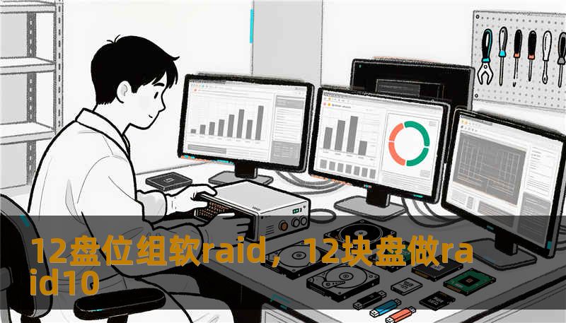 12盘位组软raid，12块盘做raid10