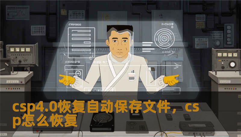 csp4.0恢复自动保存文件，csp怎么恢复