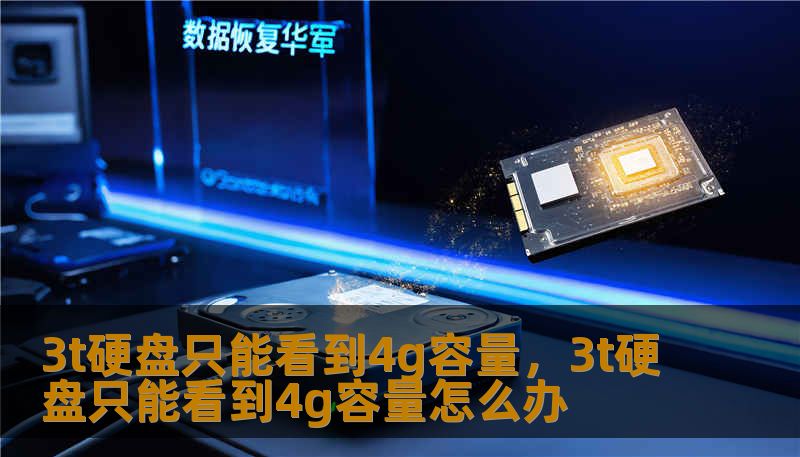 3t硬盘只能看到4g容量，3t硬盘只能看到4g容量怎么办
