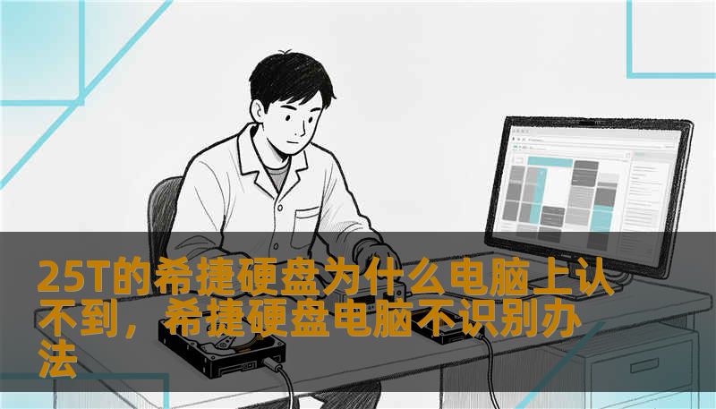 25T的希捷硬盘为什么电脑上认不到，希捷硬盘电脑不识别办法