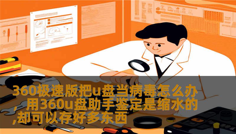 360极速版把u盘当病毒怎么办，用360u盘助手鉴定是缩水的,却可以存好多东西