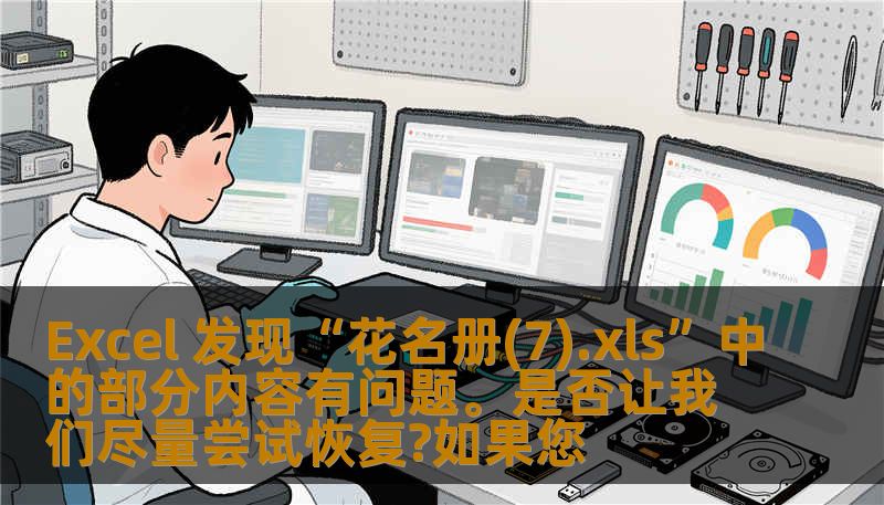 Excel 发现“花名册(7).xls”中的部分内容有问题。是否让我们尽量尝试恢复?如果您
